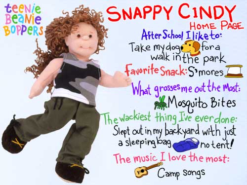 Snappy Cindy - Ty Teenie Boppers