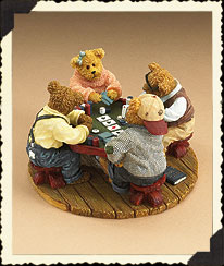 Annie, Tex, Jack and Chip... Shuffle Up and Deal - Boyd's Resin