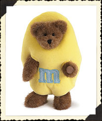 M&M'S Pastel Yellow Plush Peeker - Boyd's Plush