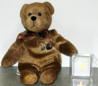 holy bear beanie baby