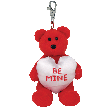 Be Mine Key Clip - Ty Beanie Babies