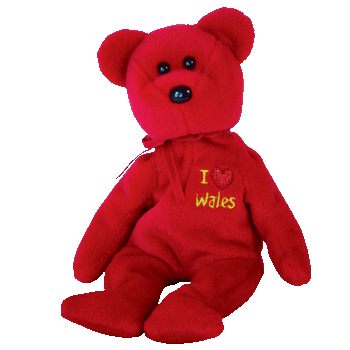 I Love Wales - Ty Beanie Babies
