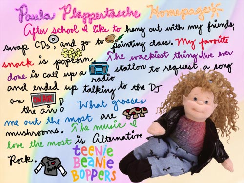 Paula Plappertasche - Ty Teenie Boppers