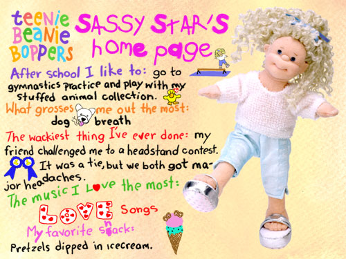 Sassy Star - Ty Teenie Boppers