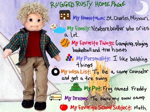 Rugged Rusty - Ty Beanie Boppers